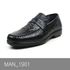[Dr.K] Mocasín Hombre Zapatillas Comfort M1901 BLACK-Zapatillas con soporte para el arco, zapatos para caminar para el alivio del dolor de pie y talón-Hecho en Corea